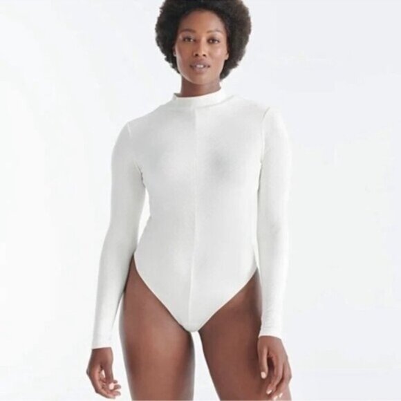 Knix Papaya Mock Neck Cream Bodysuit Size XXXL - Picture 12 of 12
